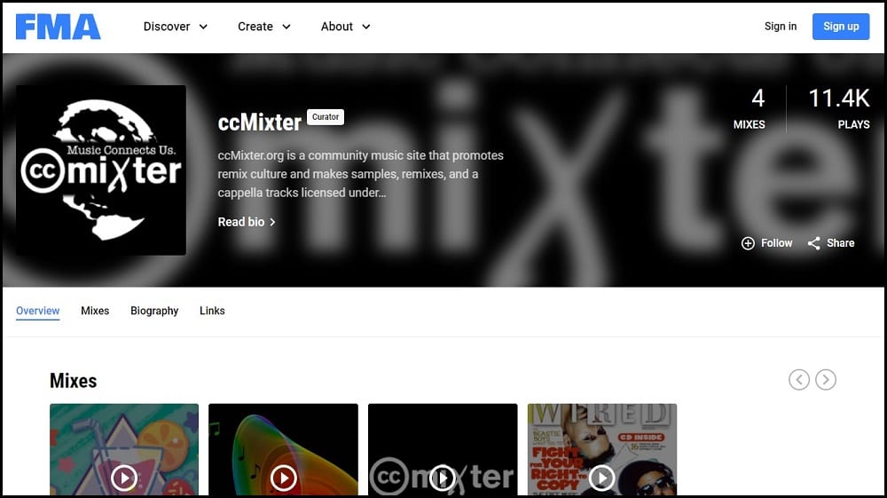 CcMixter Overview