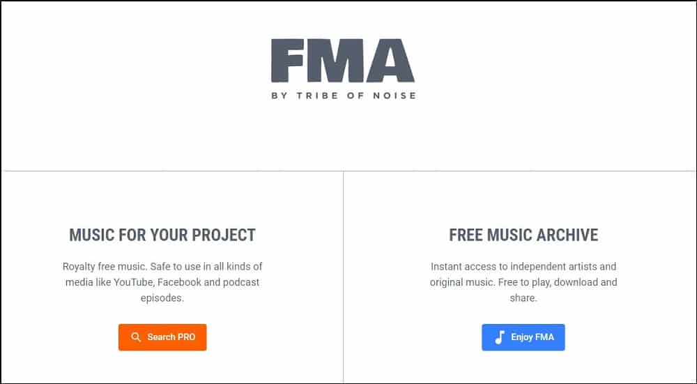 Free Music Archive Overview