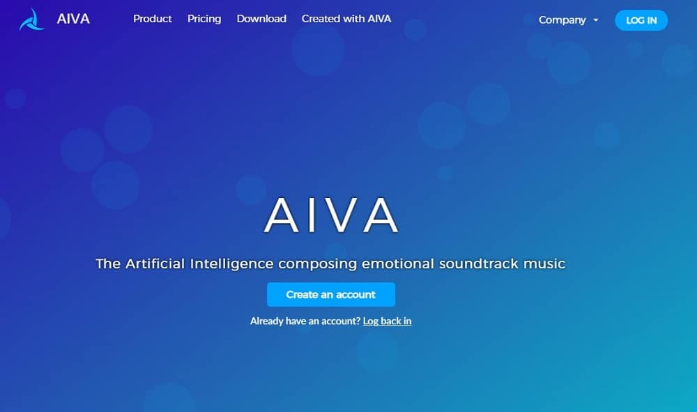 AIVA AI Music Generators