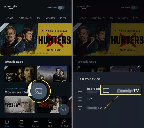 Connect Amazon Prime to TV Via Chromecast