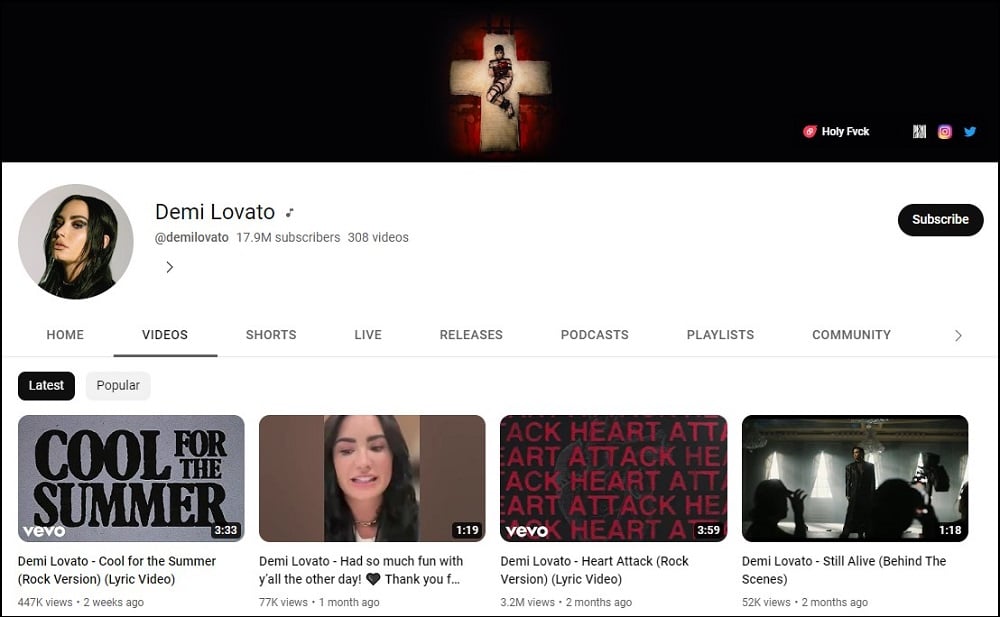 Demi Lovato Most Famous Singers