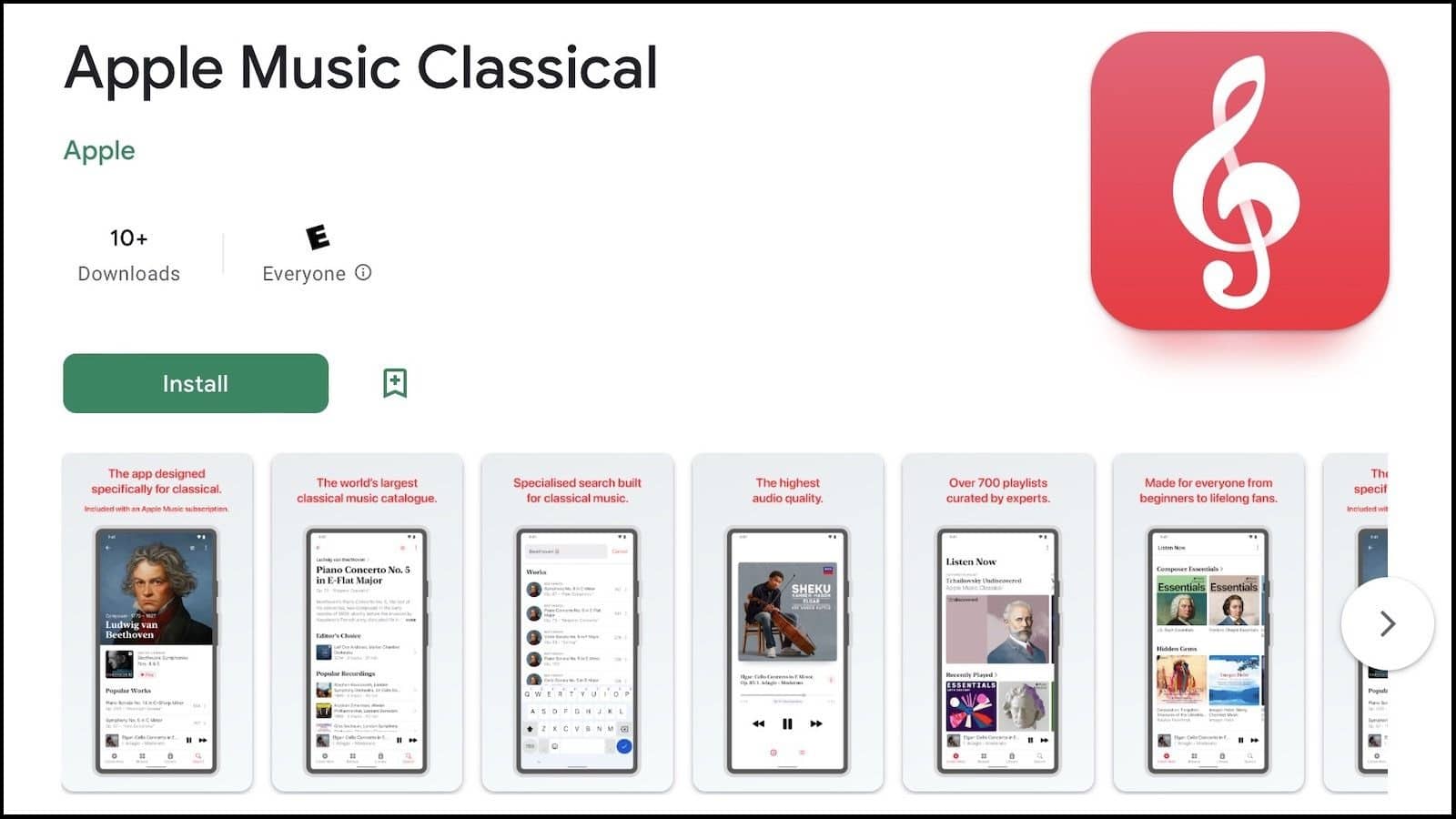 Get the Apple Music Classical App on Your Android