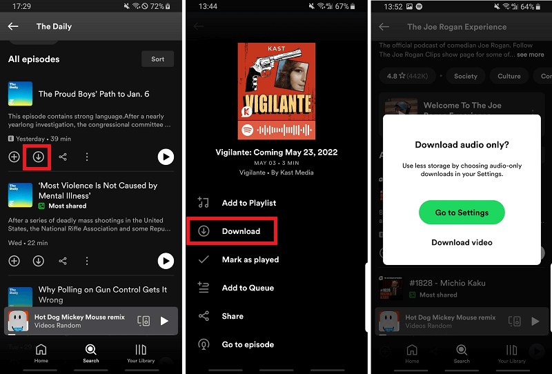 How to Download Podcasts On Spotify
