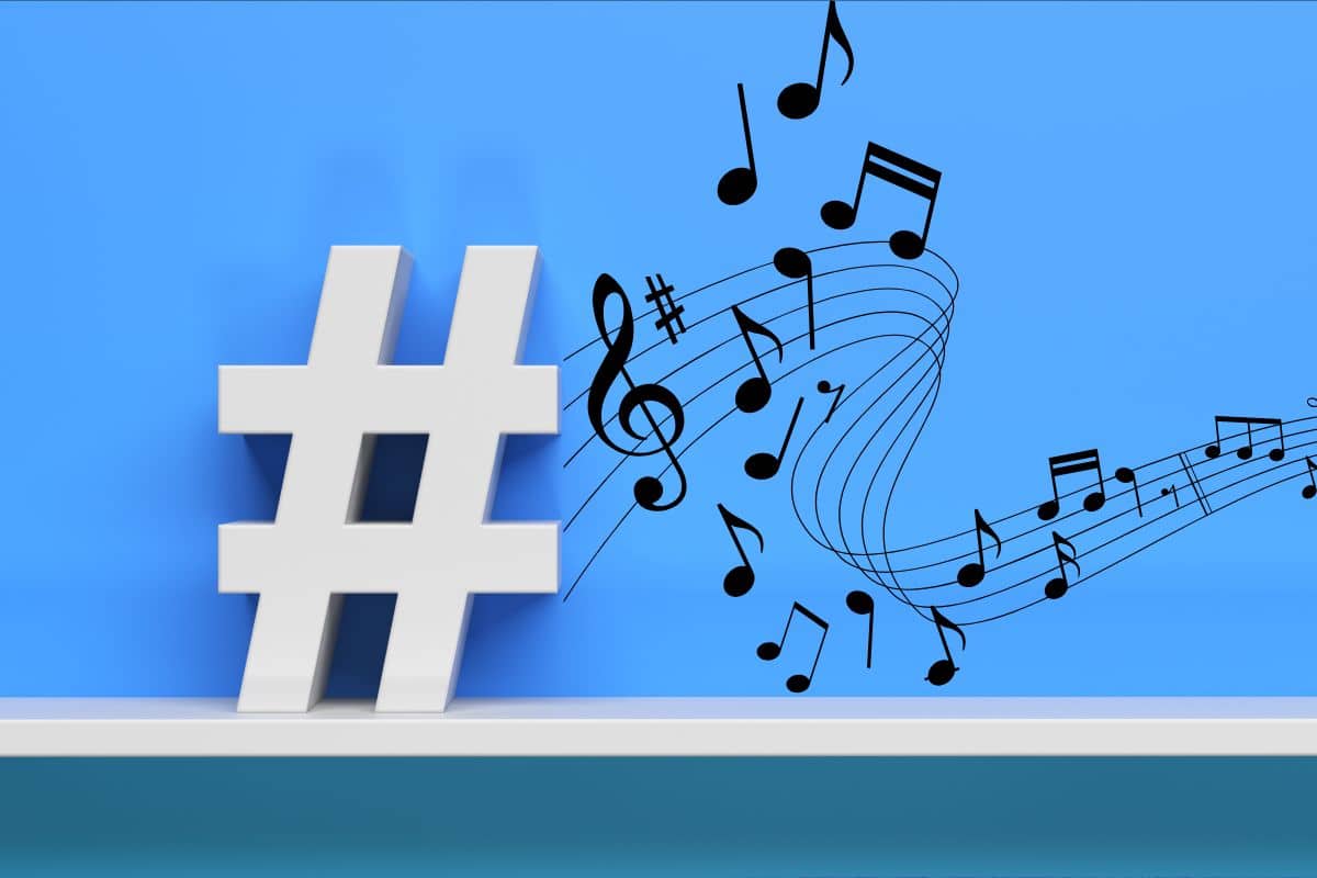 Hashtag for Music