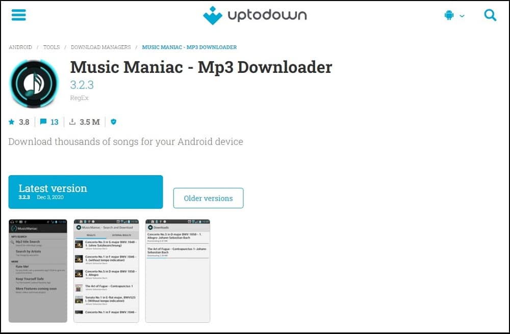 Music Maniac for Android Apps Download