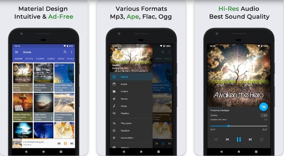 Omnia Music Player from Android
