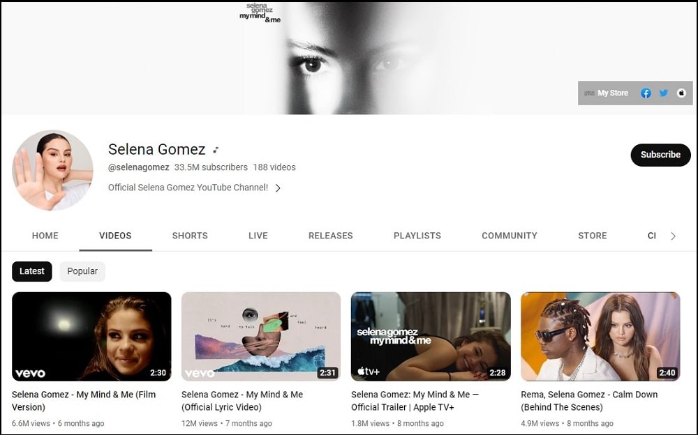 Selena Gomez Most Famous Singers
