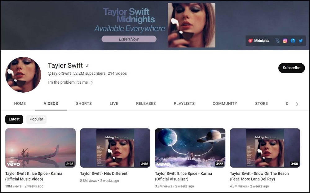 Taylor Swift Most Famous Singers
