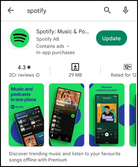 Update Your Spotify